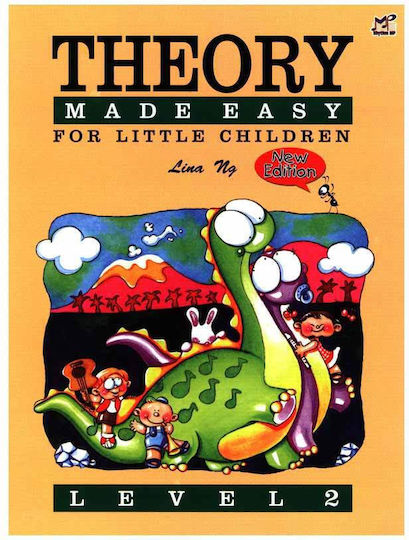 Rhythm MP Ng Lina - Theory Made Easy For Little Children Level 2 (Αγγλική Έκδοση) Παιδικό Βιβλίο Θεωρίας