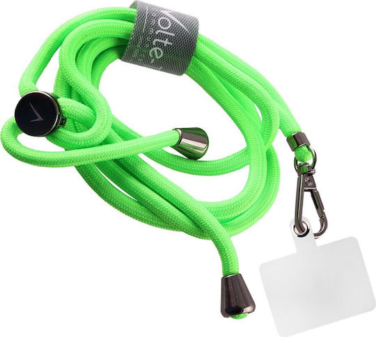 Volte-Tel Neck Strap Λουράκι Λαιμού για Κινητά Ανοιχτό Πράσινο
