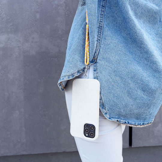 Hurtel Stylish Cord Λουράκι Λαιμού για Κινητά Μπλε