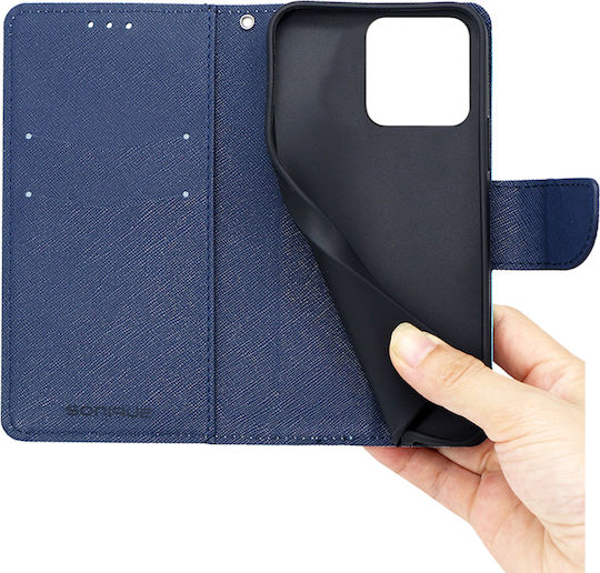 Sonique Trend Wallet Piele artificială Ciel / Dark Blue (Redmi 10C)