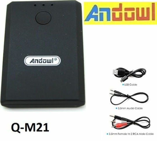 Andowl Bluetooth Receiver με θύρα εξόδου 3.5mm Jack