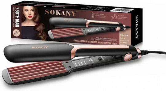 Sokany SK-1906 Πρέσα Μαλλιών με Κεραμικές Πλάκες 40W