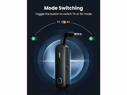 Ugreen CM403 Bluetooth 5.0 Empfänger / Sender mit Olivenerntestangen-Ausgang 3,5 mm Klinke