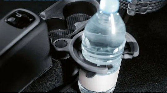 Car Cup Holder 2 Positions for Console for Smart Fortwo 451 2007-2018 in Black Color