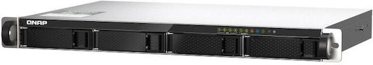 QNap TS-435XeU NAS Tower με 4 θέσεις για HDD/SSD και 3 θύρες Ethernet