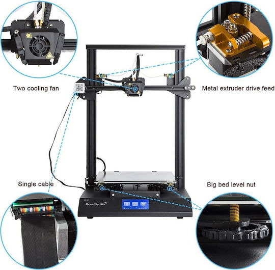 Creality3D CR-X Pro Συναρμολογούμενος 3D Printer Διπλού Extruder