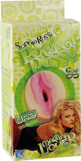Doc Johnson Sophia Rossi Ultraskyn Pocket Pussy Masturbator Vagina 5802-06-BX