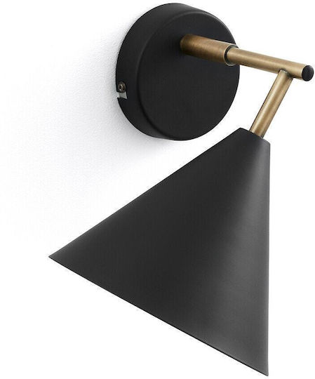 La Redoute Interieurs Modern Leuchte Wand mit Fassung E27 Schwarz 17cm
