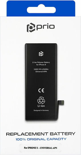 Prio Retail Box Συμβατή Μπαταρία Αντικατάστασης 2716mAh για iPhone X