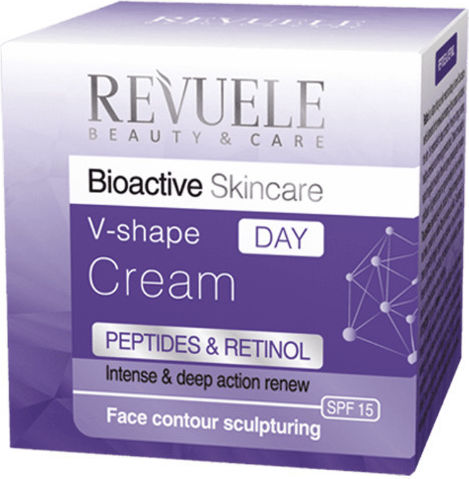 Revuele Bioactive V Shape Peptides Κρέμα Προσώπου Ημέρας με SPF15 για Ενυδάτωση & Αντιγήρανση με Ρετινόλη & Πεπτίδια 50ml