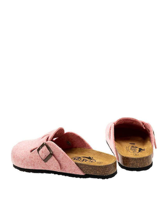 Afelpado Woolen Women's Winter Slippers Blogg Fieltro Pink/Black