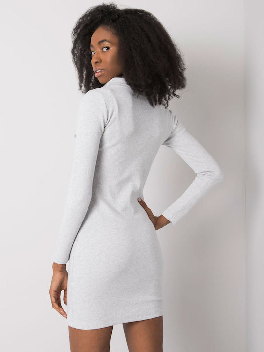 Rue Paris Mini Dress Gray