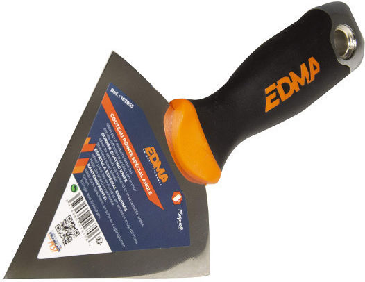 Edma Σπάτουλα Γωνιών Μεταλλική με Πλαστική Λαβή 167055