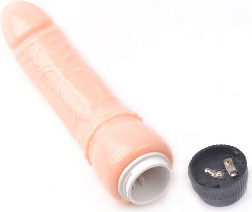 Realistic Vibrator Realistic Vibrator With Multiple Vibration Tensions 14cm Flesh