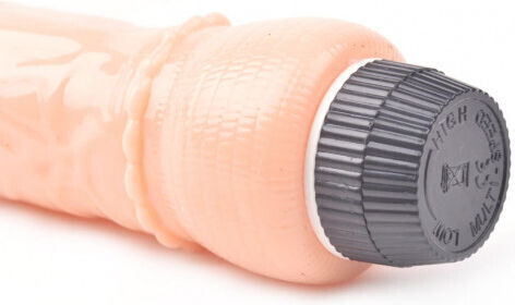 Realistic Vibrator Realistic Vibrator With Multiple Vibration Tensions 14cm Flesh
