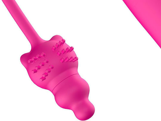 Kinksters Вибратор G-Spot Трикратно стимулиране на натискане на езика 18см Розов