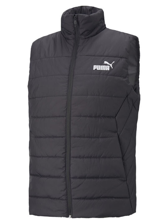Essentials Sleeveless Jacket Puffer Waterproof and Windproof Black