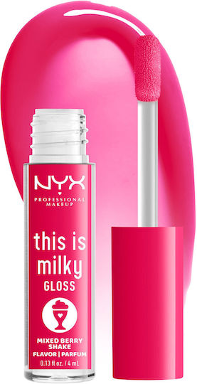 Nyx Professional Makeup This Is Milky Lip Gloss 09 Berry Shake 4ml