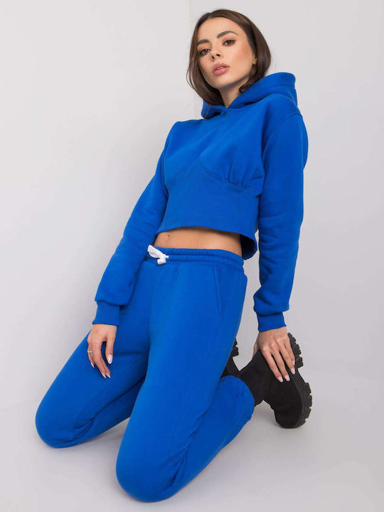 Ex Moda Set Women's Sweatpants Blue