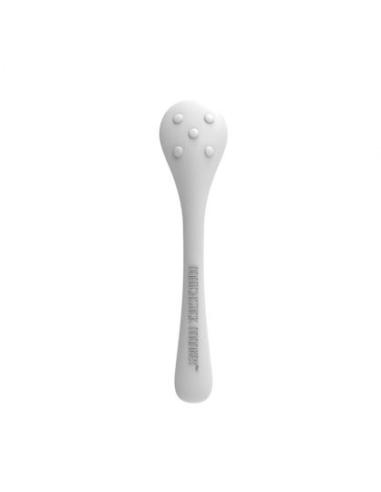 Matchstick Monkey Set pentru bebeluși cu Linguri din Silicon Cool Grey 2buc