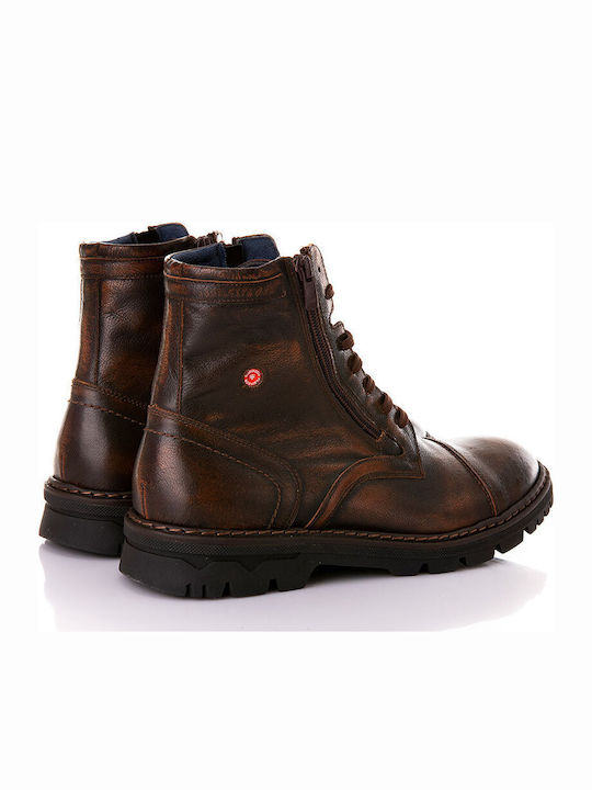 Leather Brown Men's Boots Anatomical