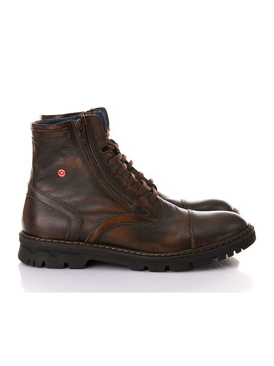 Leather Brown Men's Boots Anatomical