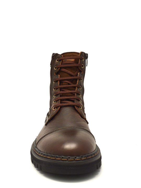 Leather Brown Men's Boots Anatomical