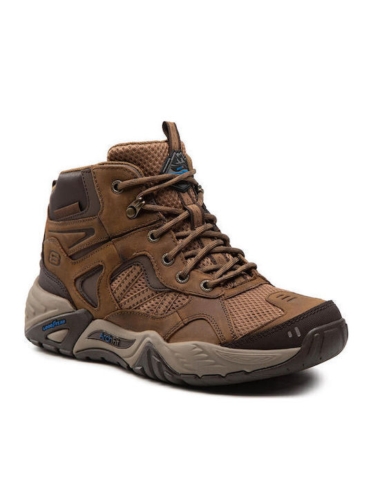 Skechers Percival Men's Hiking Shoes Brown Skechers Percival Men's Hiking Shoes Brown