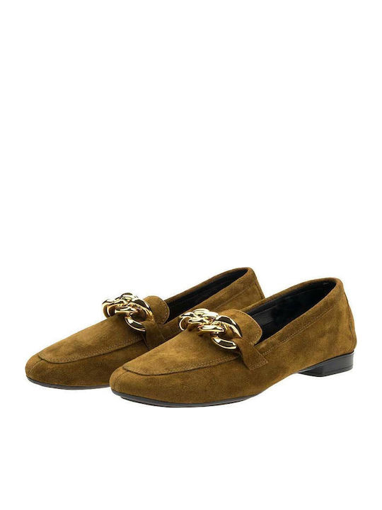Women's Loafers in Brown Color