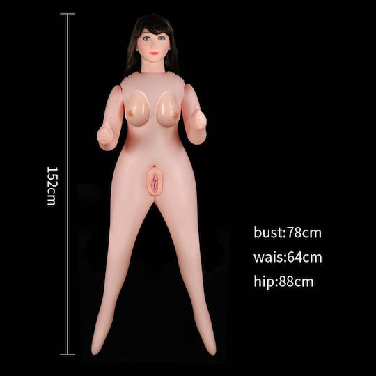 Lovetoy Păpușă De Dragoste Super Love Silicon Brunetă Fundul / Vagin LV153001