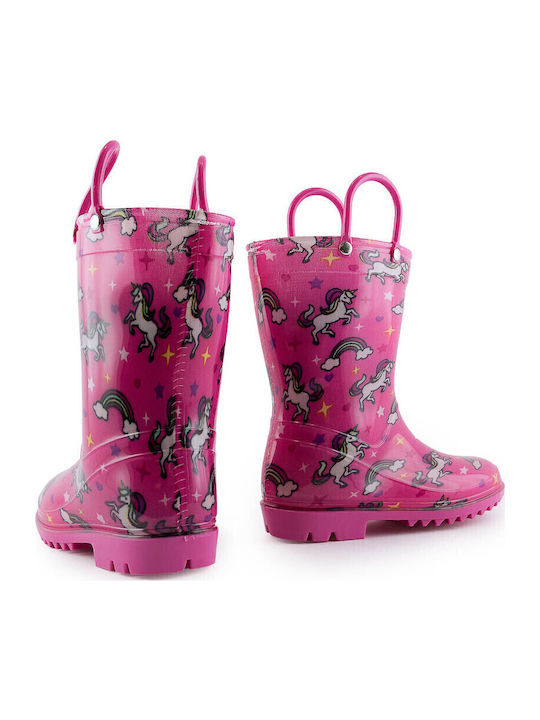Kids Wellies Fuchsia