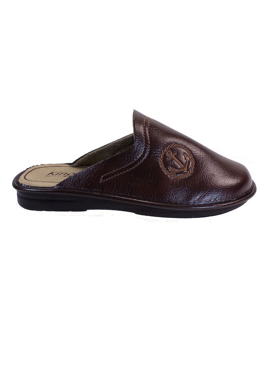 Bagiota Shoes Men's Slipper Brown