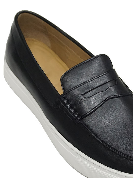 Men's Leather Moccasins Black