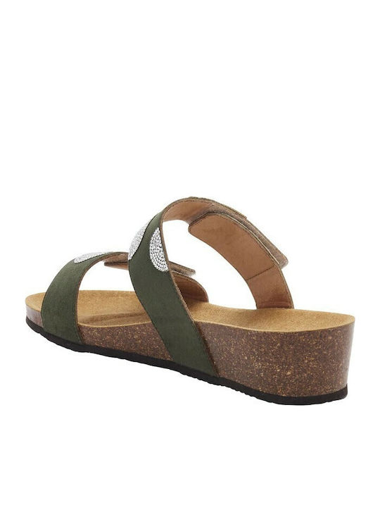 Dubai 2 Anatomic Women's Platform Shoes Green