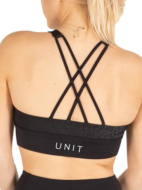 UNIT SLAY STRAP SPORTS BRA BLACK