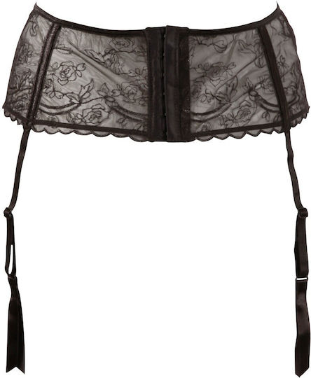 Cottelli Collection Suspender Belt 2656 Ζαρτιέρες με Δαντέλα Μαύρες