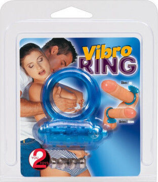 You2Toys Vibrating cockring blue Δονούμενο Δαχτυλίδι Πέους Μπλε 05623190000