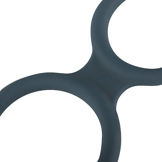 Boners Triple Cock Ring Grey