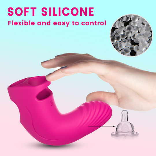 Boss Of Toys Aurora Vibrator Finger with Remote Control Finger Vibrator 11.8cm Pink