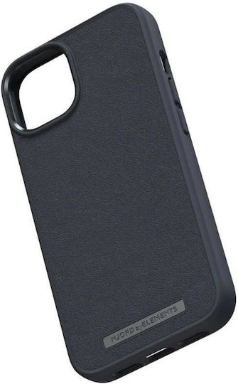 Njord Leather Back Cover Δερμάτινο 2mm Μαύρο (iPhone 14)