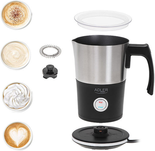 Adler Device for Hot & Cold Milk Froth with Non-Stick Coating 300ml