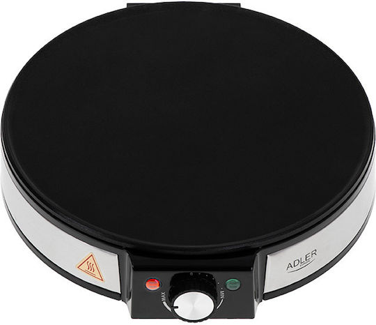 Adler Κρεπιέρα 30cm Μαύρη 1600W