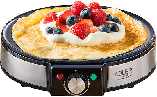 Adler Κρεπιέρα 30cm Μαύρη 1600W