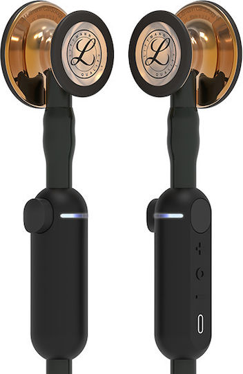 3M Core Digital Cardiology Adults Non Chill Double Head Stethoscope Black