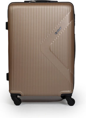 Cardinal 2010 Travel Suitcases Hard Beige with 4 Wheels Set 2pcs 2010/50/60