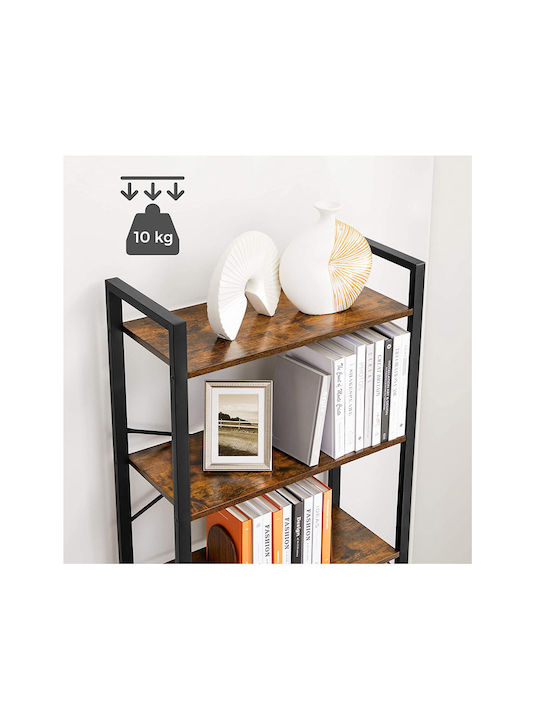Vasagle Bibliothek Dunkelbraun 66x30x186cm