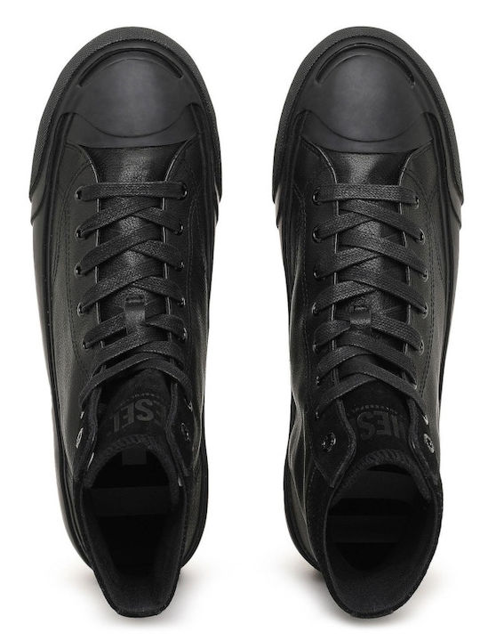 Principia Mid Pentru Bărbați Flatforms Tip Botine Negri