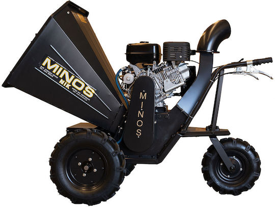 Minos Nik Μ4 Self-Driving Gasoline Branch Shredder with Robin Engine 14hp 420cc