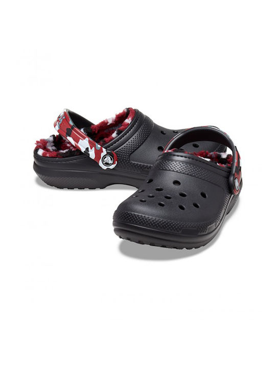 Crocs Παιδικές Παντόφλες Μαύρες