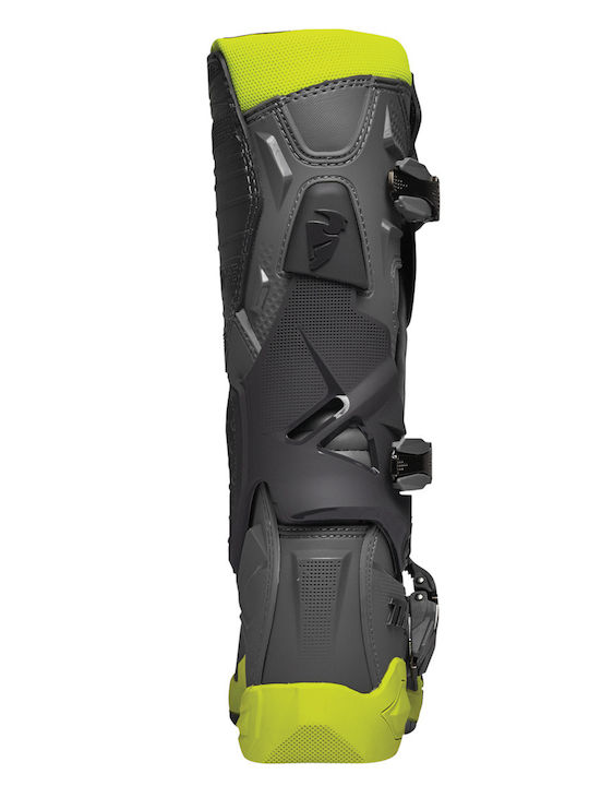Thor Mx Radial Ανδρικές Μπότες Motocross Αδιάβροχες Grey Fluo